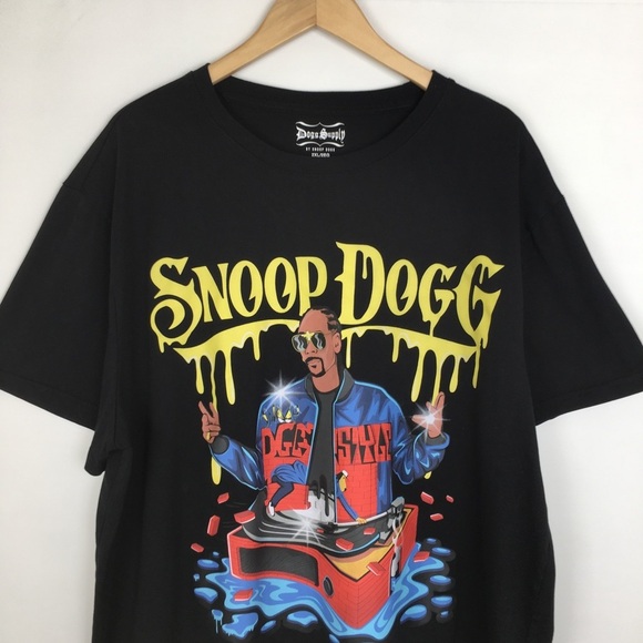 Dogg Supply by Snoop Dogg T-Shirt 3XL Unisex Black Graphic Music Concert Tee - Picture 8 of 13
